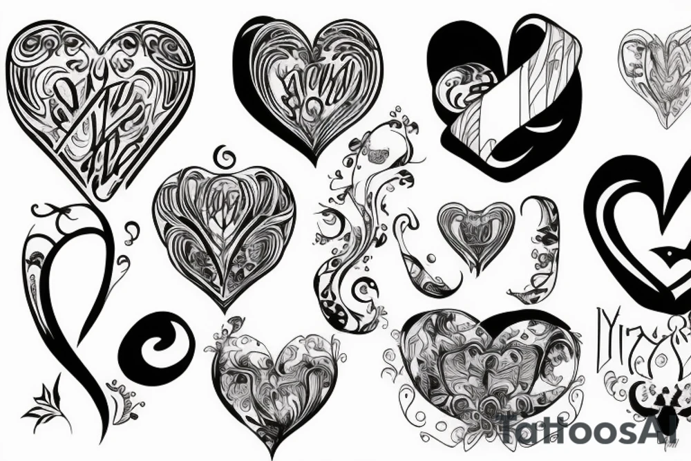 heart tattoo idea