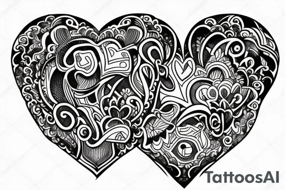 heart tattoo idea