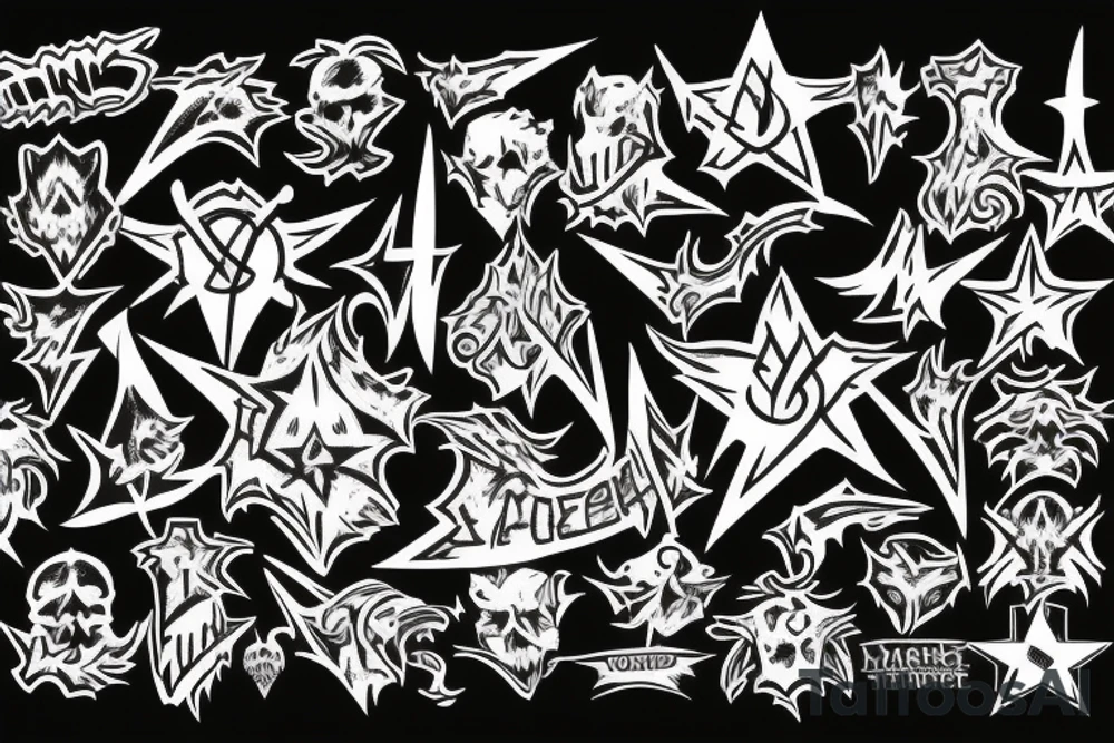 Chaos star warhammer tattoo idea