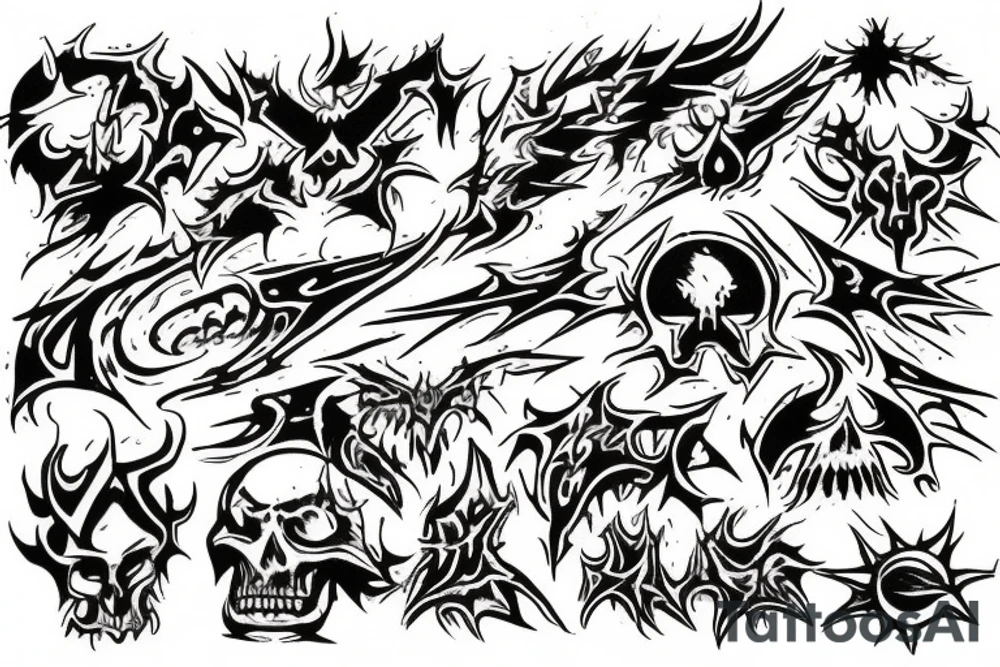 Chaos star warhammer tattoo idea