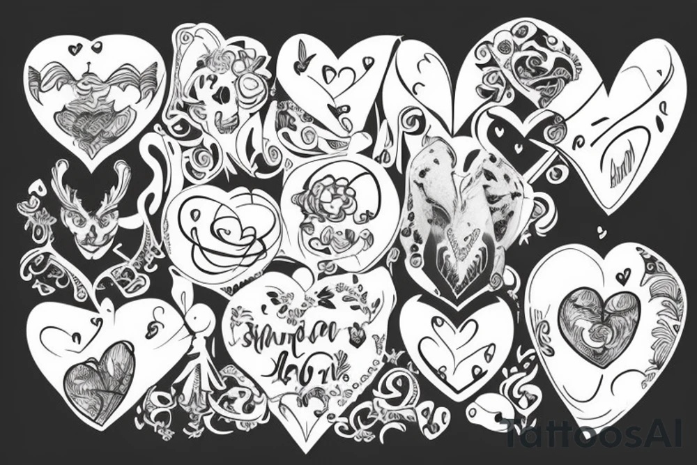 heart tattoo idea