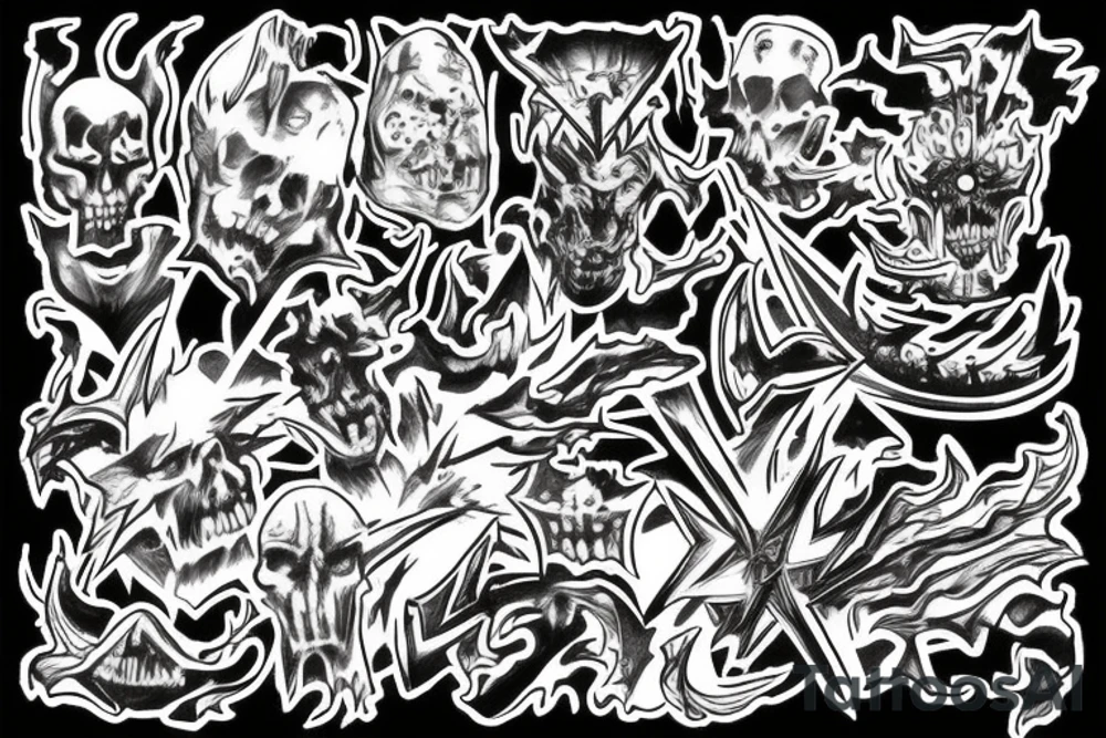 Chaos star warhammer tattoo idea