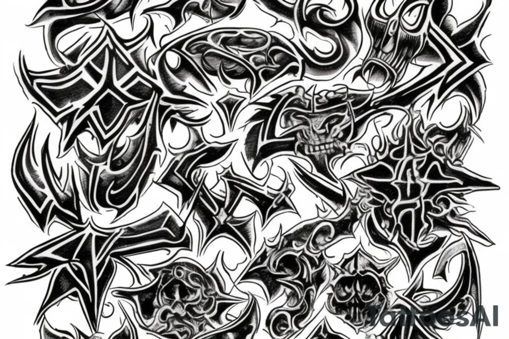 Chaos star warhammer tattoo idea