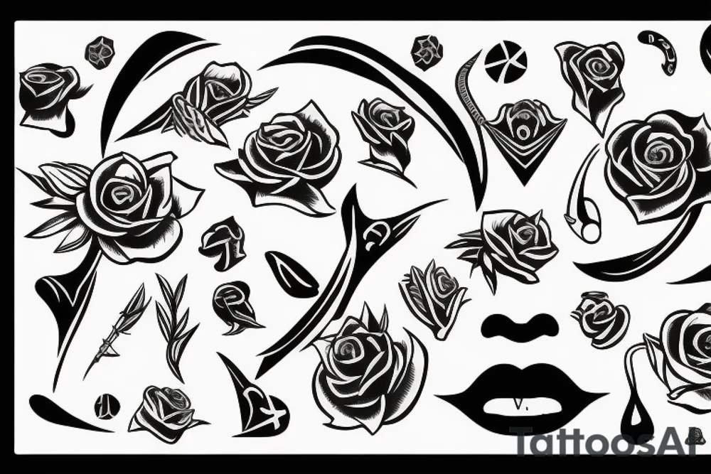 tongue tattoo idea