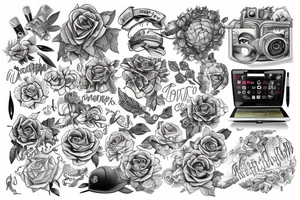 Notebook tattoo idea