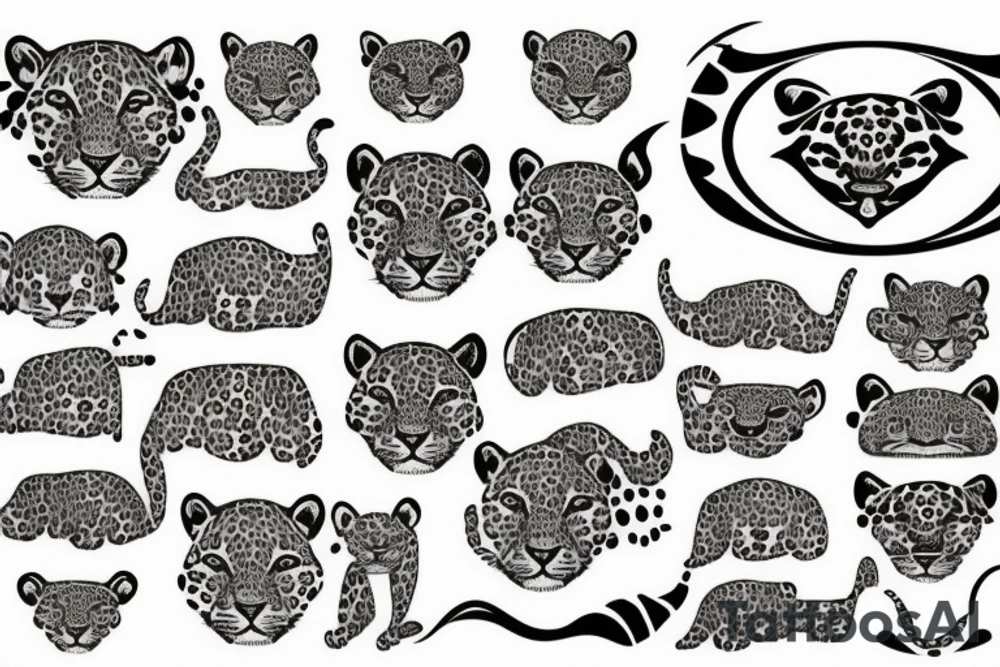 leopard tattoo idea