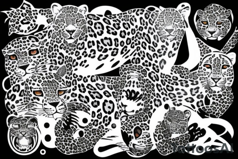 leopard tattoo idea