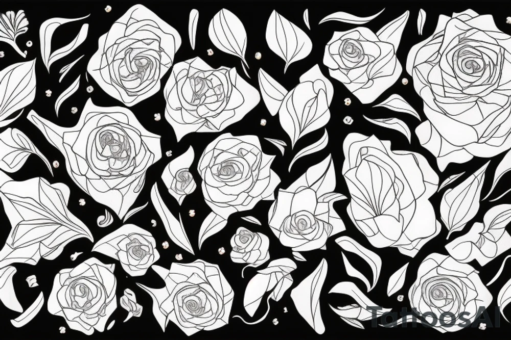 Petals. falling from the flower tattoo idea