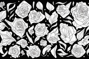 Petals. falling from the flower tattoo idea
