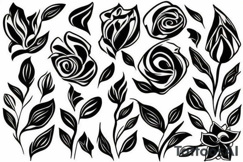 Petals. falling from the flower tattoo idea
