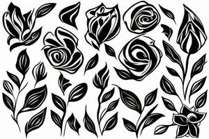 Petals. falling from the flower tattoo idea