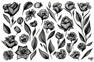 Petals. falling from the flower tattoo idea