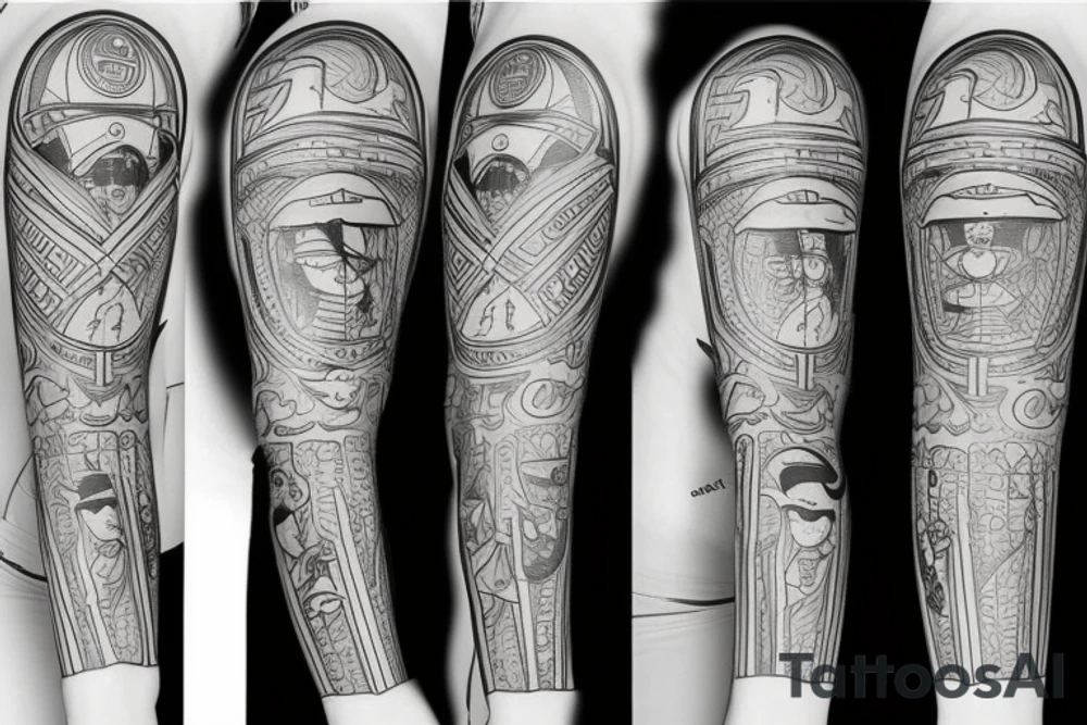 Run marathon spartak love tattoo idea