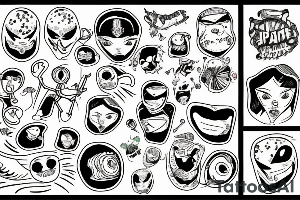 Run in spase tattoo idea