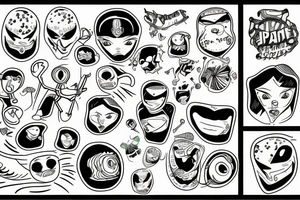 Run in spase tattoo idea