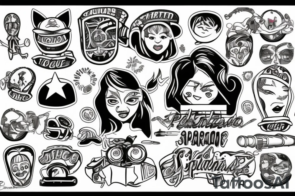 Run in spase tattoo idea