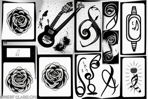 music, medicine, golden ratio, air, freedom tattoo idea