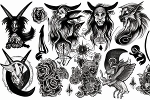 Baphometh tattoo idea