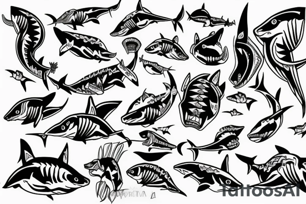 Shark tattoo idea