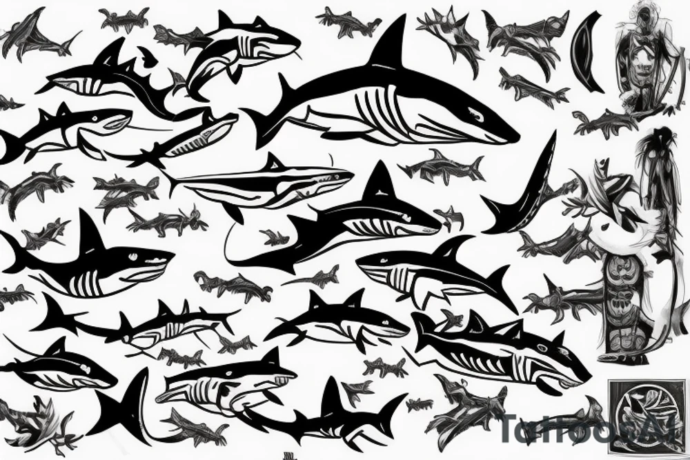 Shark tattoo idea