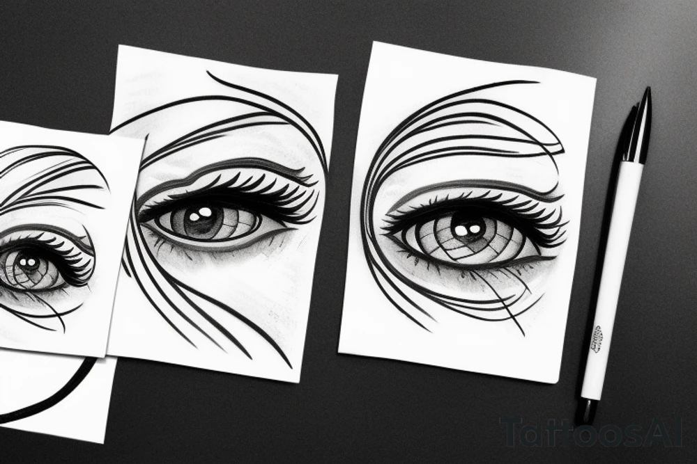 Eyes tattoo idea