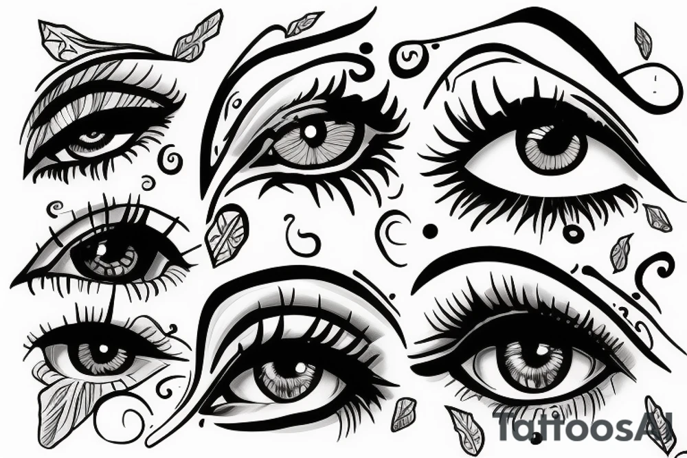 Eyes tattoo idea