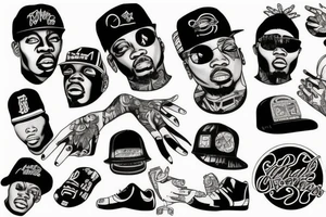 90's rap tattoo idea