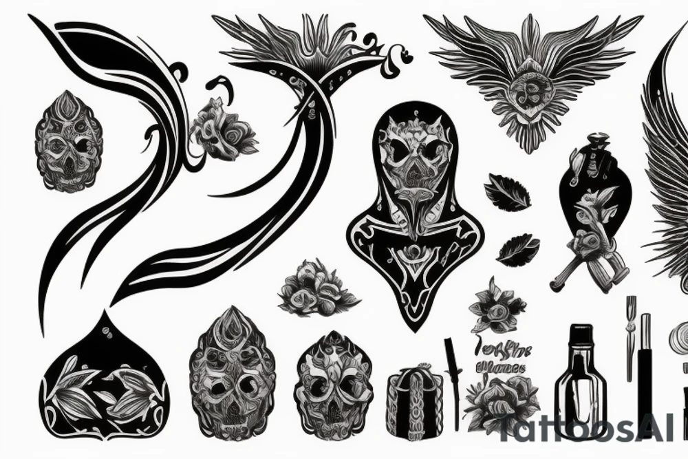 Бог veles tattoo idea