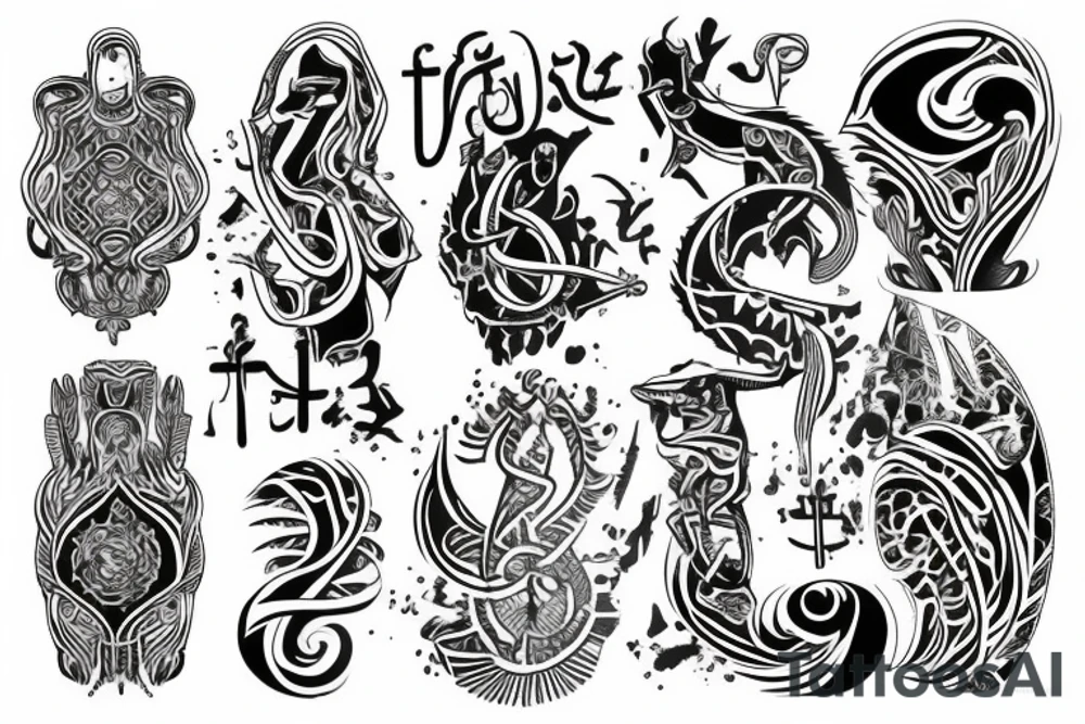 symbol "𐤀" tattoo idea