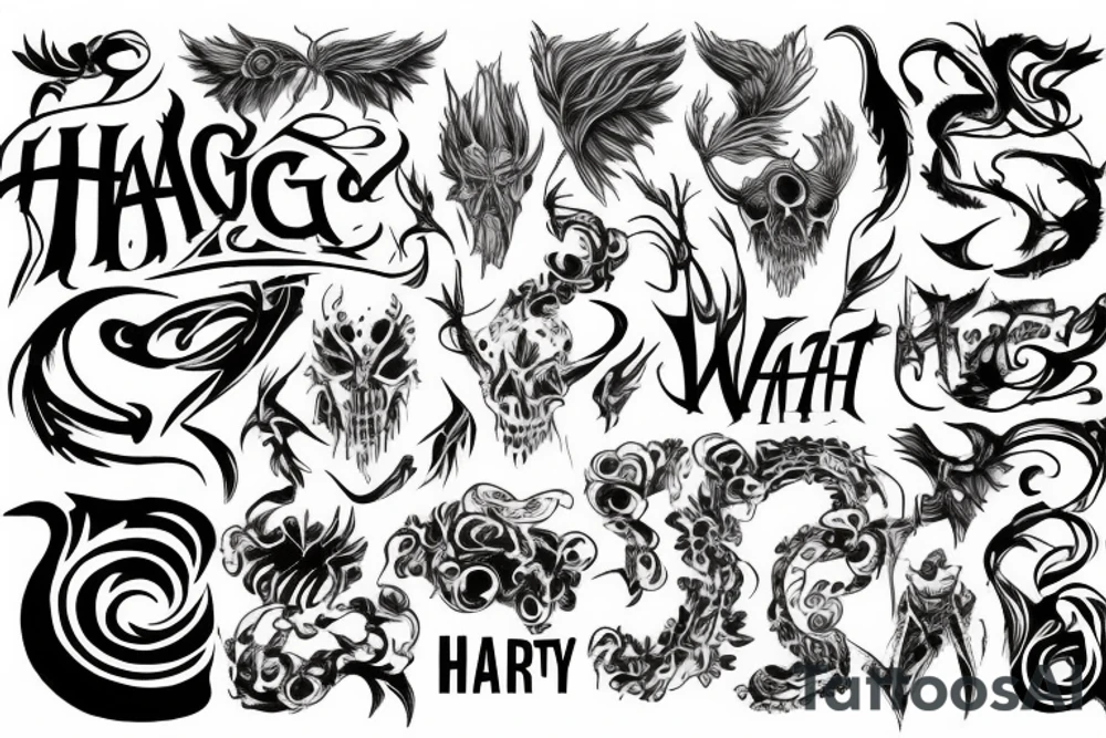 Harg Wrath tattoo idea