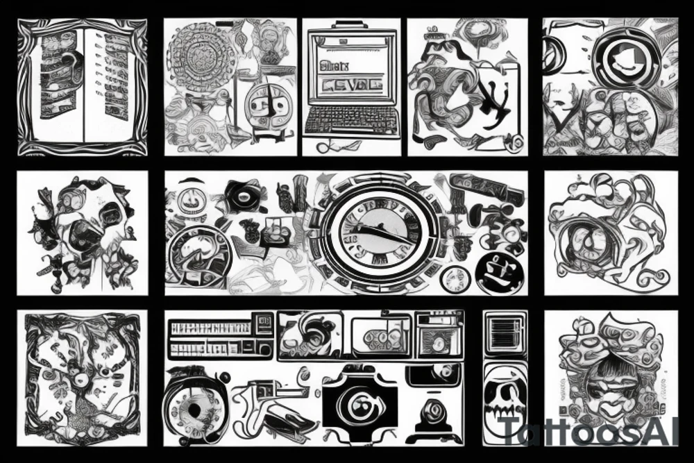 Tattoo about IT job tattoo idea