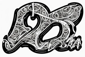 Biomechanical letters. Young & unafraid tattoo idea