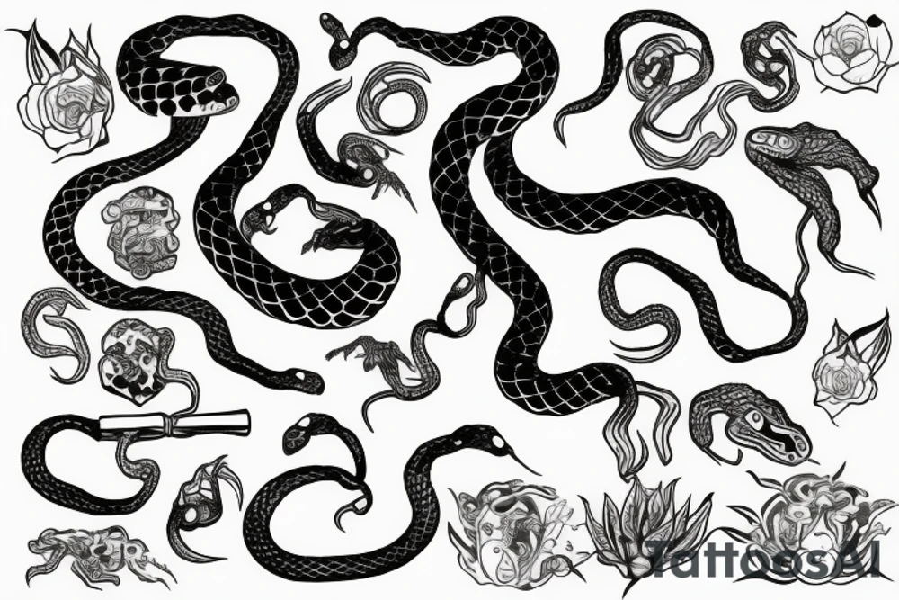 snake tattoo idea