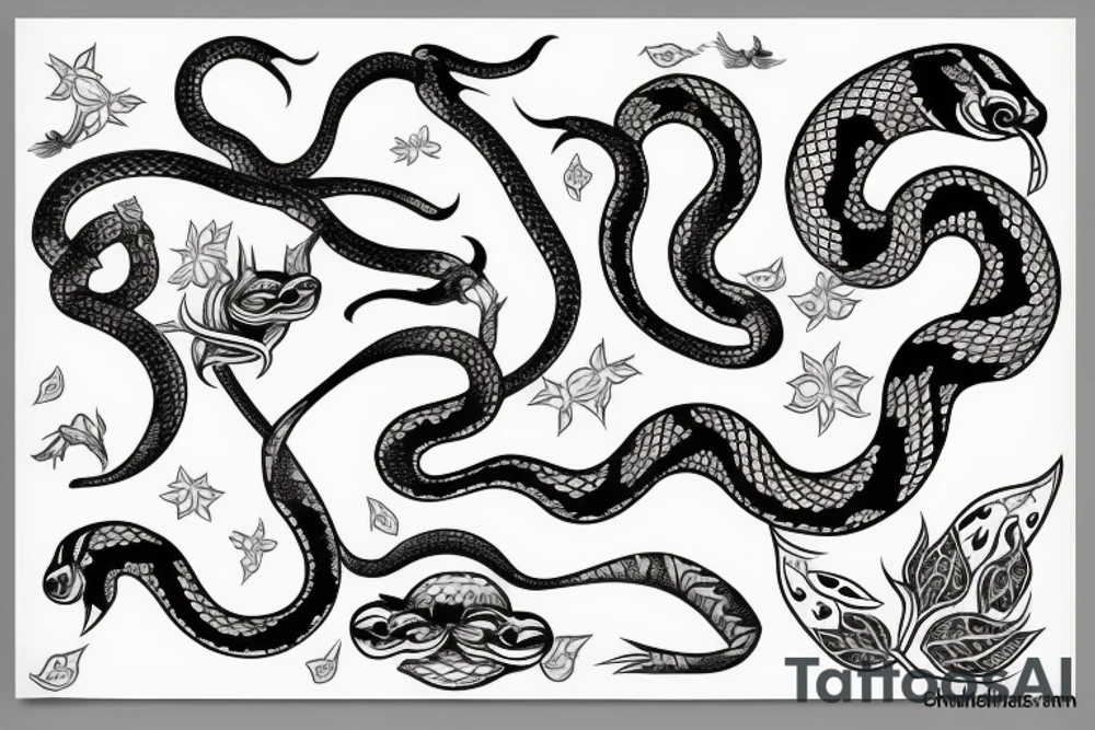 snake tattoo idea