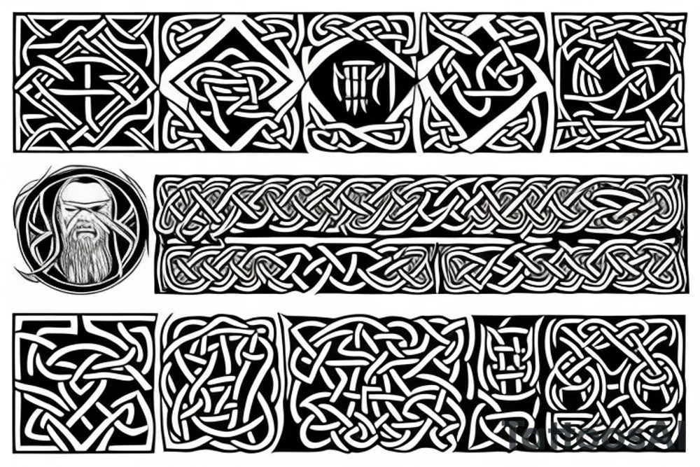 viking, celtic, rune tattoo idea