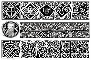 viking, celtic, rune tattoo idea