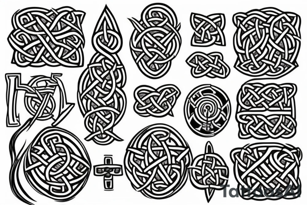 viking, celtic, rune tattoo idea