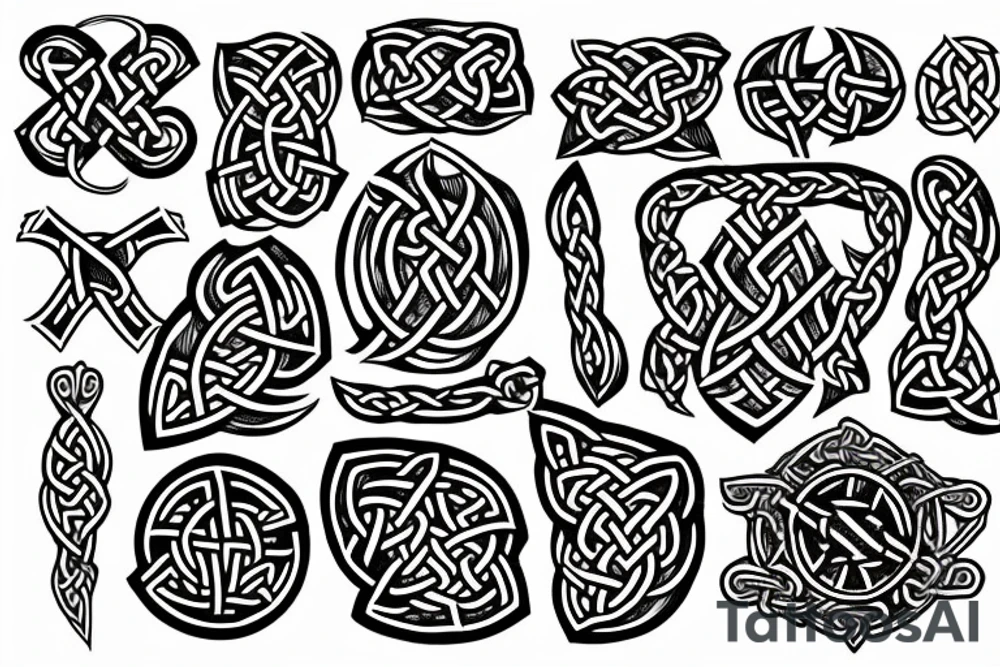 viking, celtic, rune tattoo idea
