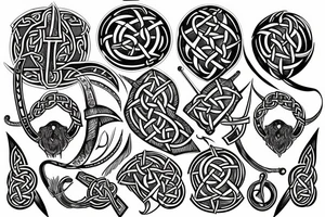 viking, celtic, rune tattoo idea