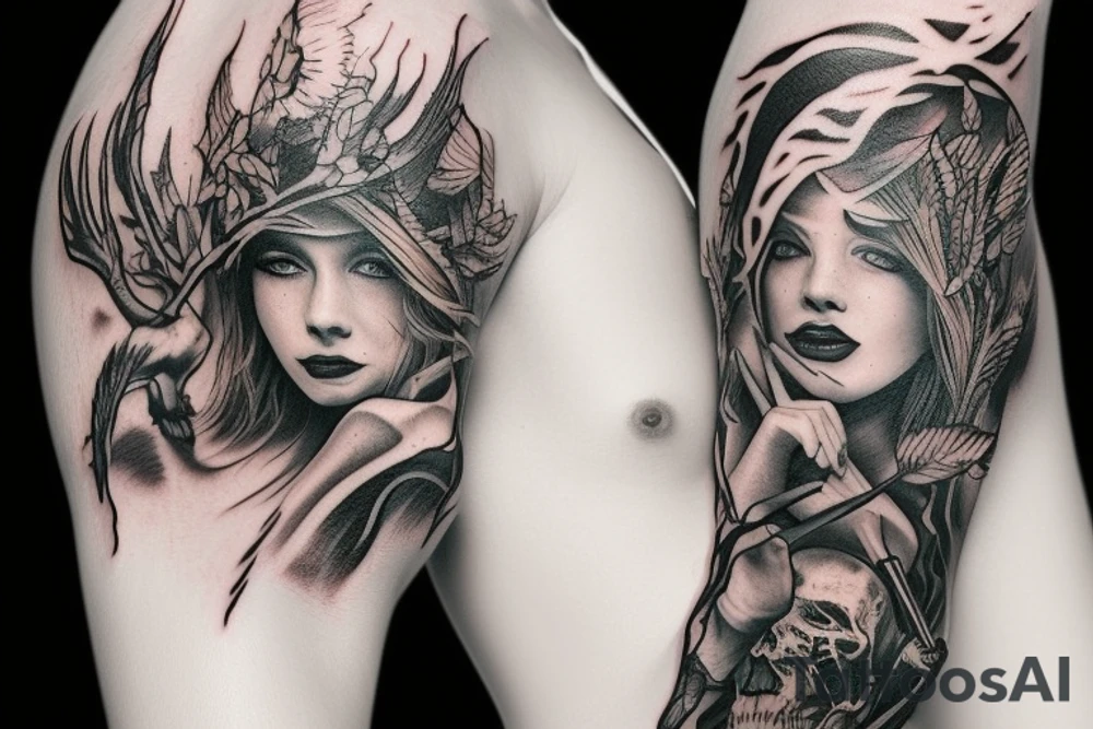 Diablo 4 lilith tattoo idea