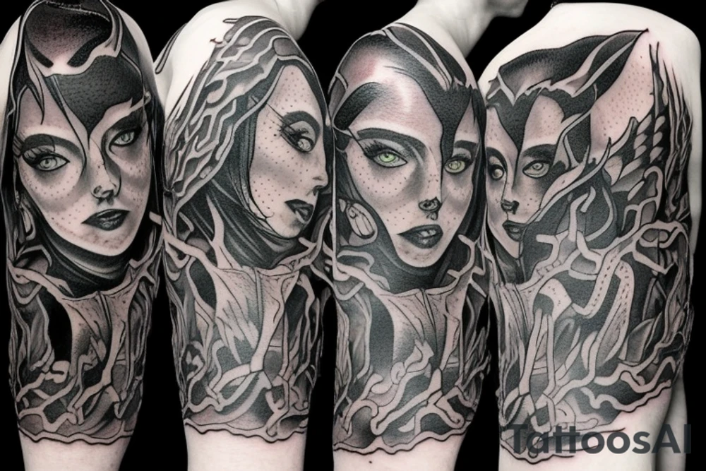 Diablo 4 lilith tattoo idea
