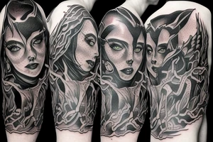 Diablo 4 lilith tattoo idea