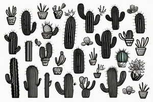 Cactus Jack tattoo idea