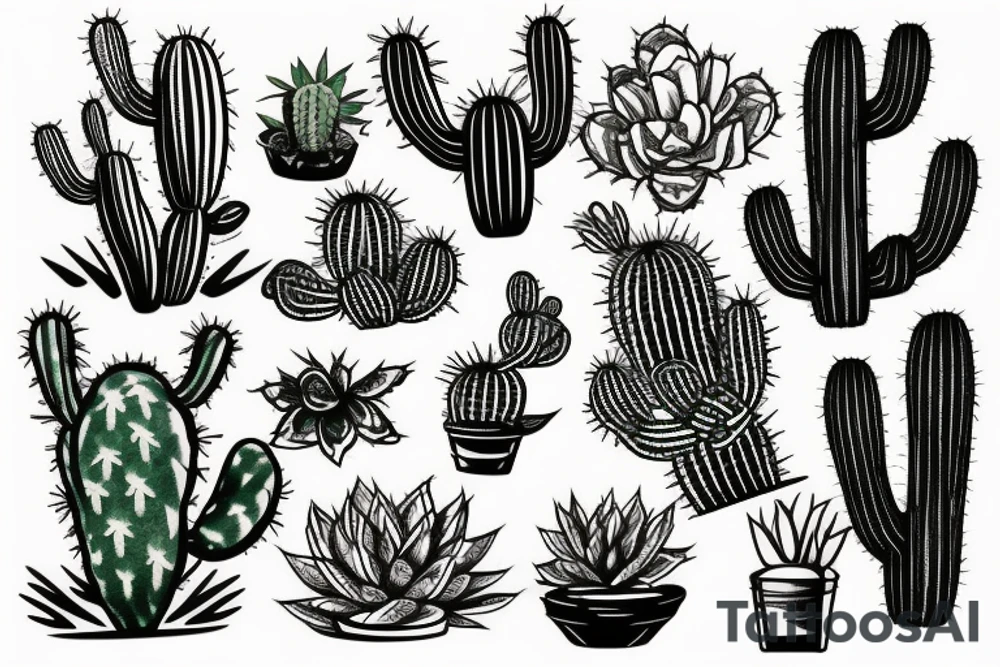 Cactus Jack tattoo idea
