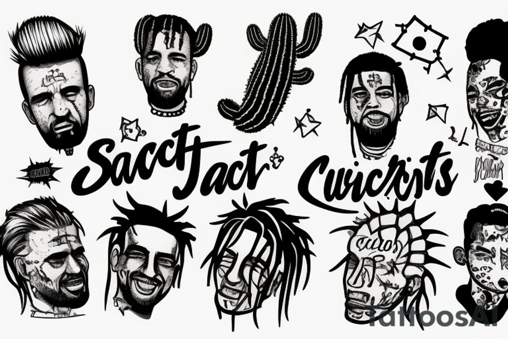 Cactus Jack tattoo idea