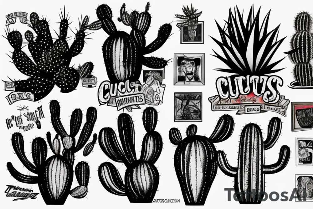 Cactus Jack tattoo idea