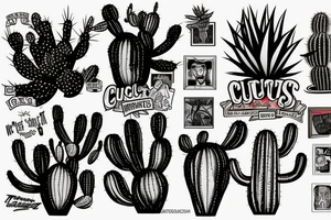 Cactus Jack tattoo idea