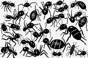 ant warior tattoo idea