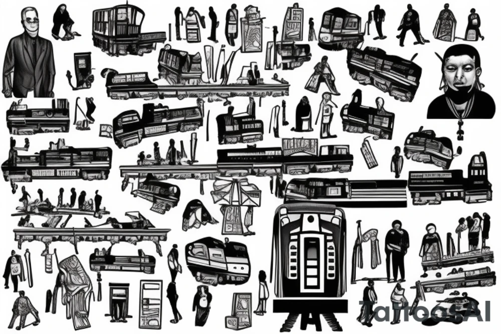 poverty theft crime trains moving to other cities major crime then business family wealth tattoo idea
