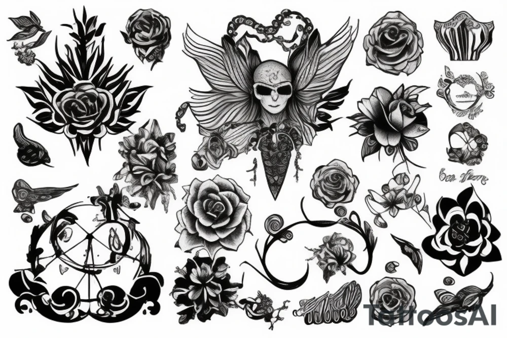 Ворон tattoo idea